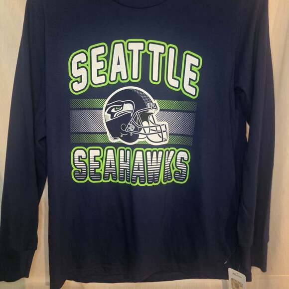 NFL Team Apparel Other - Seattle Seahawks Blue Long Sleeve T-Shirt Large NWT